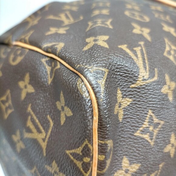 Authentic Louis Vuitton Boston Bag Keepall 55 Brown Monogram mn535-120825 - Picture 6 of 9